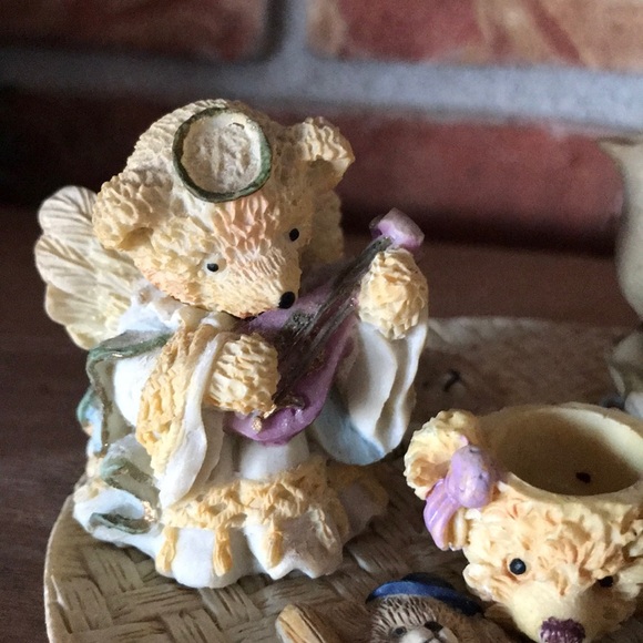 Rare Vintage Teddy Bear Miniature Tea Set - Picture 11 of 12